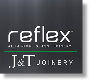 Reflex Glass and J&T Joinery Logo